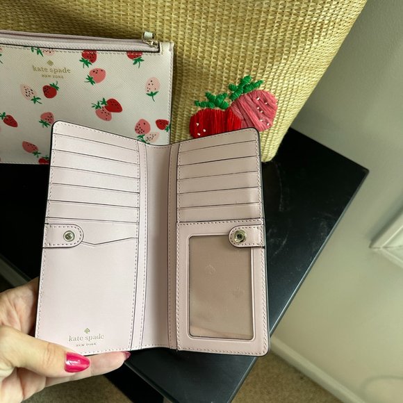 Kate Spade Strawberry Purse AND Wallet